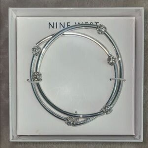 Nine West Silver Minimalist Bracelet Collection